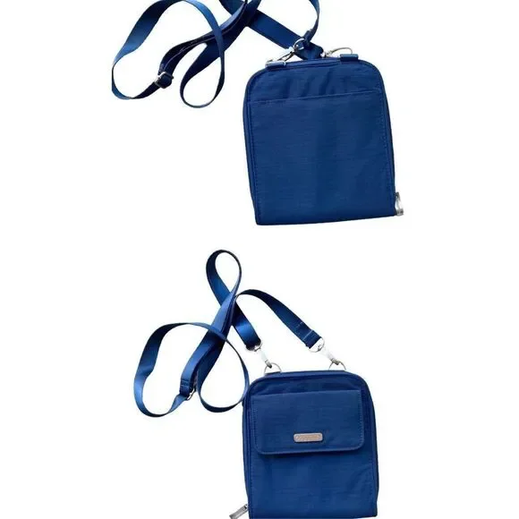 Baggallini Blue Travel Passport RFID Crossbody - Picture 4 of 5